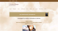 Desktop Screenshot of christinemarsan.fr